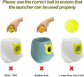 BESTHLS Automatic Dog Ball Launcher Tennis Ball Thrower Machine with 6 Ball