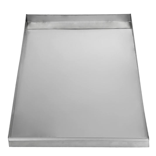 FarLargo 41" x 26" Stainless Steel Replacement Pan for Dog Cage, Dog Crate Tray Replacement Pan for Feeding Bowl Leakproof Chew-Proof and Crack-Proof