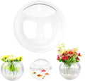 2Pack 5.9IN Wall Fish Bowl, Acrylic Wall Organizer for Toy Storage and Display,Hanging Planters Terrarium