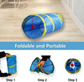 Cat Tunnel Tube Toys，Tunnels for Indoor Cats, 2 Way Collapsible Interactive Toy with Balls for Rabbits, Kittens, Ferrets