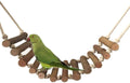 Litewoo Bird Ladder Bridge Wooden Parrot Climbing Swing Toy for Cage