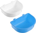 2 Pcs Rabbit Food Bowl, Guinea Pig Food Dish Bird Feeding Dish Crate Bowls for Bunny Hutch Hamster Puppy Dog Crate Guine