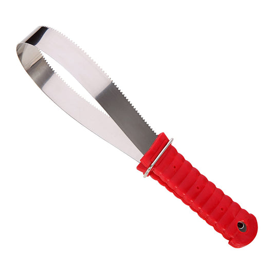 NRTFE Shedding Blade Horse Brush Scraper Stainless Steel Shed Blade for Dogs (one loop)