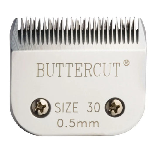 Geib Buttercut Detachable Replacement Dog Clipper Blade - Size-30, Stainless Steel Long-Lasting Sharp Edges, 1/50-Inch Length, Compatible with Andis A5, Oster A5, Wahl KM10, Size-30 Dog Grooming Blade