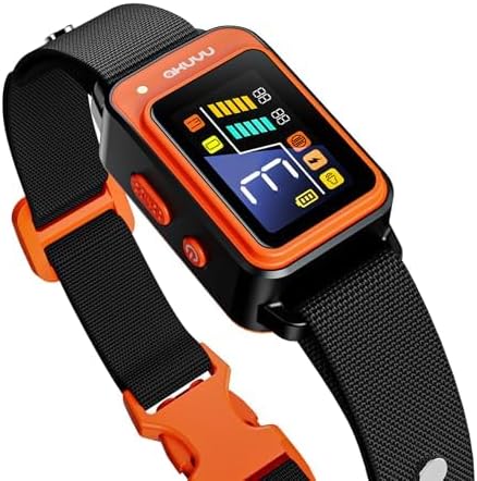 Dog Bark Collar-Rechargeable Smart Barking Collar- Anti Bark Training Collar with Adjustable Sensitivity Beep Vibration 