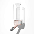 Hamster Water Bottle for Glass Tanks & Wire Cages - Dual Ball-Bearing & Dual Silicone Gaskets Leakproof Design (2 Stainl
