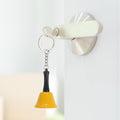 PATIKIL 2 PCS Mini Hand Bell, Call Bell Small Pet Collar Bells Keychain Cute Bulk Loud Jingle with Keychain for Dog Coll