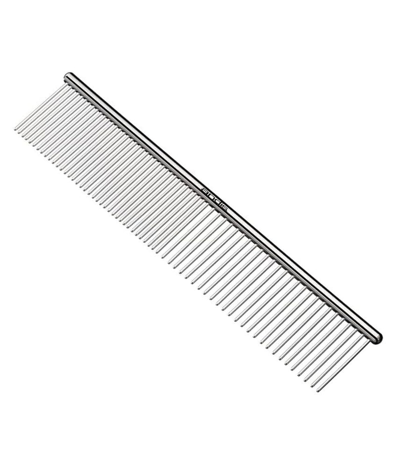 Andis 68550 Stainless Steel Pet Grooming Comb – Dematting Tool for Knots, Mats & Loose Hair Removal, 7.5-Inch, Professional Grooming Performance