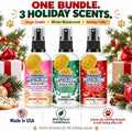 Bodhi Dog Cologne Premium Collection - 3 Cozy Seasonal Scents - Holiday Cider + Sugar Cookie + Winter Wonderland