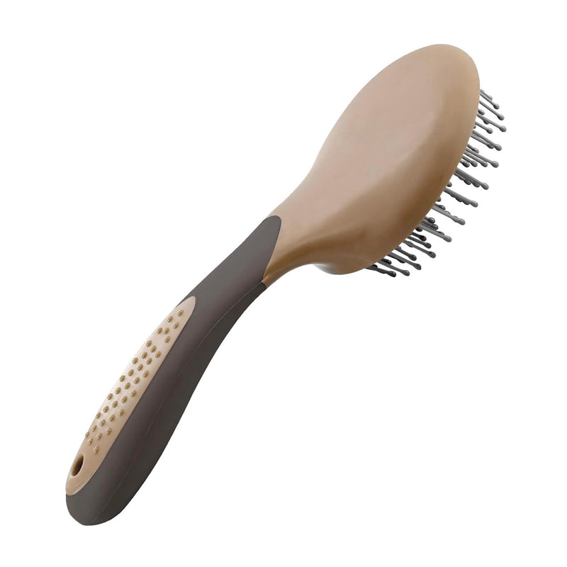 Horse Brush Mane and Tail Hair Comb with Professional Non-Slip Grip, Horse Grooming Tool Supplies, Brown