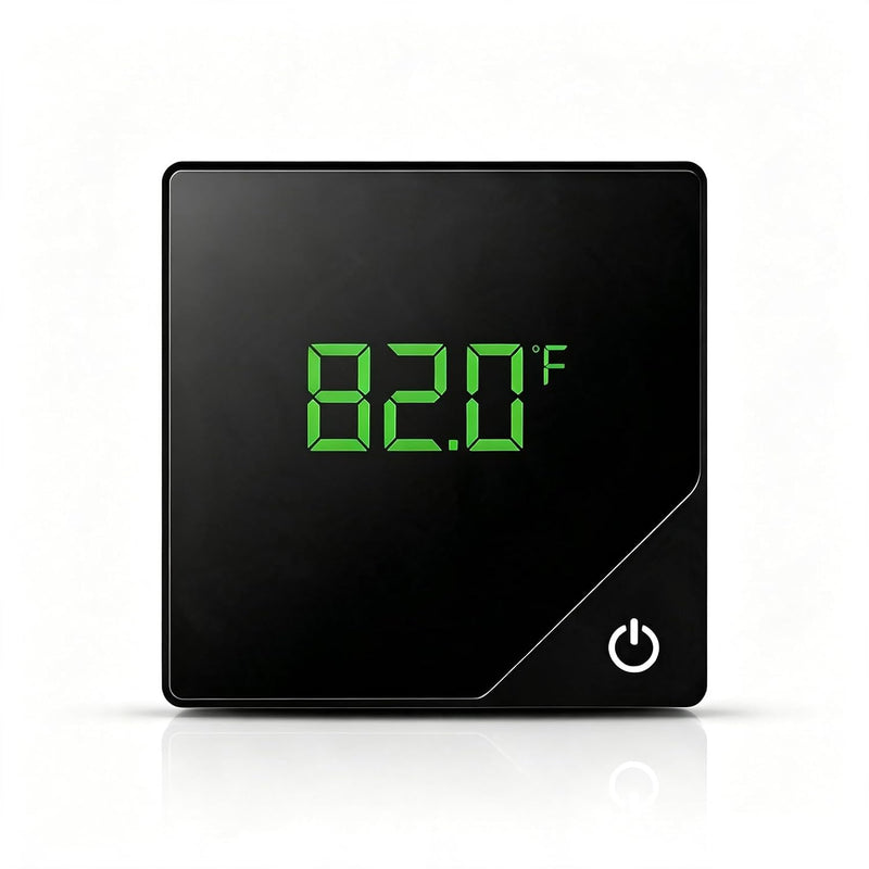 Fish Tank Thermometer, Digital Aquarium Thermometer, Wireless Probe Stick-on Design, Dual-Readout in Fahrenheit and Cels