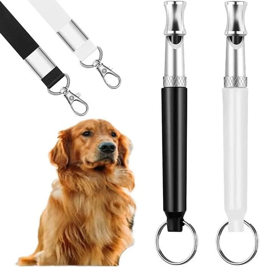 Dog Whistle to Stop Barking Neighbors Dog, Adjustable Ultrasonic Silent Dog Whistle, Professional Recall Dog Training Wh