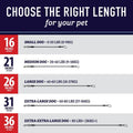 Leash Boss Dog Car Seat Belt Restraint - No-Chew Heavy Duty Car Seatbelt for Pets - 5 Sizes - Coated Steel Rope to Preve