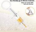 YIBIKEHO Pet Liquid Feeding Kit Pet Feeding Syringe Soft Tip, Cat Dog Syringe Bottles for Pet Feeding,Pet Medical Feeding Dispenser Tool (White)