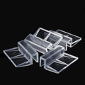 6 Pieces Acrylic Transparent Fish Tank Glass Cover Clip Glass Cover Support Holders Lid Support Holder for Rimless Aquar