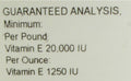 AniMed Vitamin E Powder 5# 1250 IU/OZ