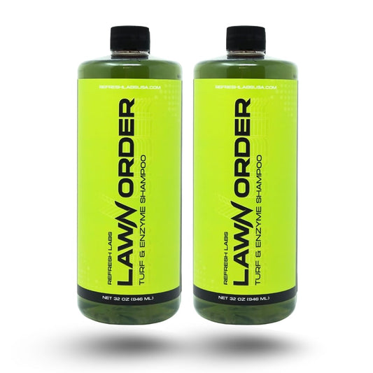 Refresh Labs LawN Order Artificial Turf Cleaner & Odor Eliminator – Enzyme Powered, Pet & Kid Safe, Removes Pet Mess Smells (2 Pack (2 x 32 OZ))