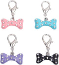 Bling Rhinestones Bone Charm Pendant Jewelry for Pet Dog Cat Puppy Necklace Collar Accessory