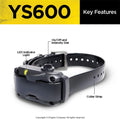 Dogtra YS600 Anti Bark Collar for Medium to Large Dogs, Adjustable 10 Intensity Levels, Vibration Warning, Low/High Stim