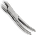 Jeffers Stainless Steel Artery Forceps Needle Holder, Locking Hemostat Veterinary Surgical Instrument, Stainless Steel C
