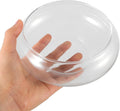 POPETPOP 5.90 Inch Clear Glass Fish Bowl Round Hydroponic Planter Vase for Daffodils Succulents Aquatic Plants Decorativ
