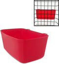26 Pack Rabbit Feeder Waterer Chicken 21 oz Food Water Cage Cups Puppy Cat Hanging Feeding Dish Coop Bowl Watering Conta