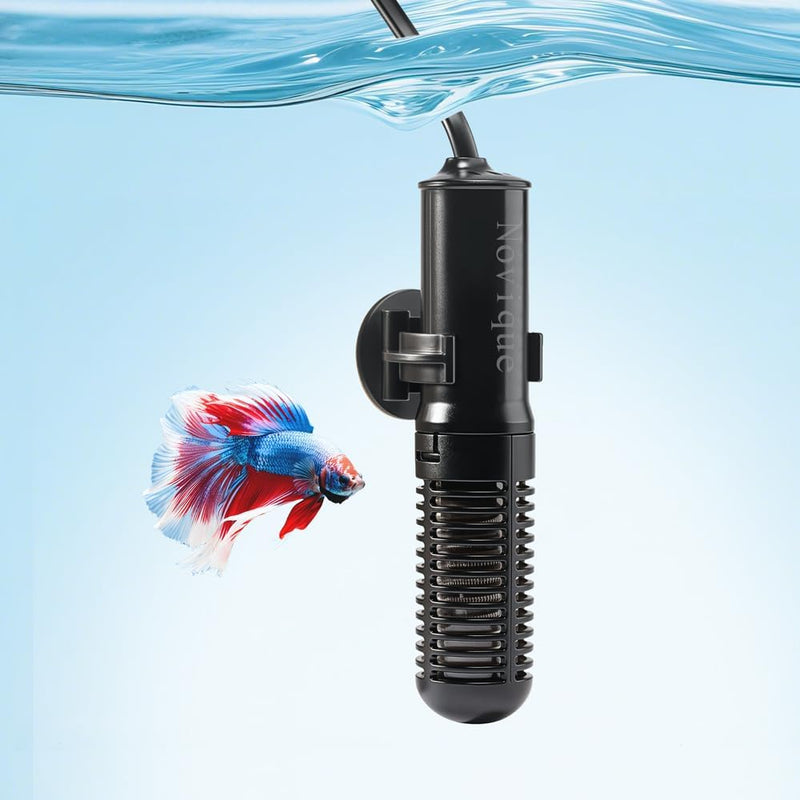 25W Mini Aquarium Heater Submersible Constant Temperature Fish Tank Betta Heater Free Thermometer Sticker Suitable for 1