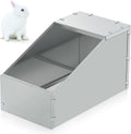 1 Pcs Galvanized Metal Rabbit Nesting Box, 14.5 * 8.5 * 8 Inch