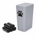 Pethiy Dog Poop Trash Can with Lid, 10L / 2.6 Gal Dog Poop Trash Can Indoor Pet Waste Bin with 90 Trash Bags, Wide Openi
