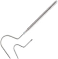 WACOOL 2 in 1 Collapsible Snake Hook, Adjustable Snake Tong Snake Grabber Cather Stick Handheld Pick-up Tool, 2 Hooks Su