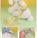 Bag Style Harness Leash for Cats and Small Dogs Walking Rope (Yellow)