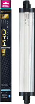 Arcadia LumenIZE ProT5 Reptile Light Fixture Kit 13" Long 8 Watts 7% UVB ShadeDweller – Smart UVB Light for Reptiles, Ge