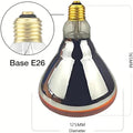 2 Pack 250W Heat Lamp Red Infrared Bulbs Glass Lamp Bulb for Food Service, Brooder Bulb, Chicks, Pet, Bathroom, Light Th