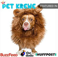 Lion Mane Costume and Big Dog Lion Mane Wig - Large Dog Costumes by Pet Krewe
