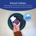 Angels' Eyes Natural Plus Tear Stain Prevention Powder for Dogs & Cats | Beef Flavor | 75g | Daily Eye Health Support fo
