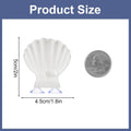 Betta Fish Hammock Shell, Shell Bed with Strong Suction Cup (White)