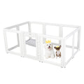 EVERFRONT Clear Acrylic Dog Playpen - Clear Dog Play Pen - Easy Assemble Acrylic Dog Playpen - Puppy Playpen, Cat Playpen, Small Animal Playpen, Dog Play Pen Indoors