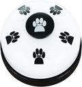 Pet Training Bell, 1 Pack Call Bell for Dog or Cat, 2.83 Inch Diameter with Metal Construction, White