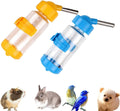 2 PCS Pet Cage Water Bottle No Drip Small Animal Water Bottle, Hanging Hamsters Water Bottle,for Rabbit, Guinea Pig, Hed