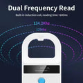 Pet Microchip Scanner ISO11784/85/FDX-B/EMID Animal Handheld Reader,134.2kHz Pet ID Scanner Rechargeable Animal Chip Reg