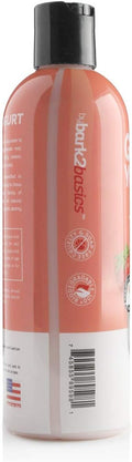 Bark2Basics Strawberries & Cream Greek Yogurt Protein Rich Dog Shampoo, 16 oz - Natural Ingredients, Protein Rich, Super Moisturizing and Hydrating, Repairs Damaged Dry Itchy Hair