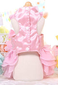 Fashion Sweet Puppy Dog Chiffon Princess Dress for EXTRAL Small and Small Dog Pink M