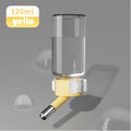 Hamster Water Bottle for Glass Tanks & Wire Cages - Dual Ball-Bearing & Dual Silicone Gaskets Leakproof Design (2 Stainl
