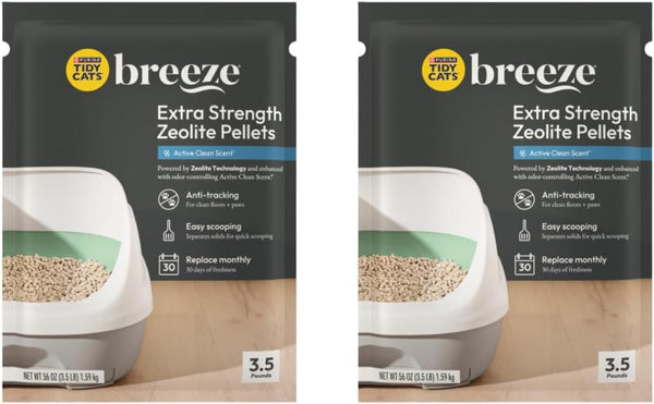 Purina Tidy Cats Breeze Litter Pellets, Enhanced Litter Pellets 3.5 lb (Pack of 2)