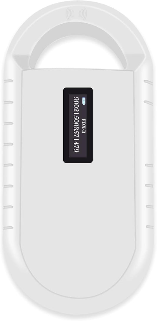 Smoostart Microchip Scanner, 1000 Records Increased Huge Data Storage Upload to PC, Scanning Distance and Speed Increase, Only Compatible with FDX-B/EMID (15/10) Digits Microchips