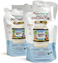 CocoTherapy USDA Organic Virgin Coconut Oil Refill Pouch, 24 Fluid Ounces, Veterinarian Recommended for Dogs, Cats and B