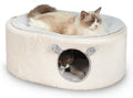 Zoratoo Enclosed Cat House for Indoor Cats, Pet Cave with Washable Cover
