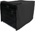 4Knines Quilted Dog Crate Cover – Heavy-Duty, Water-Resistant Fabric for Indoor/Outdoor Use – Durable Travel Cage Cover 