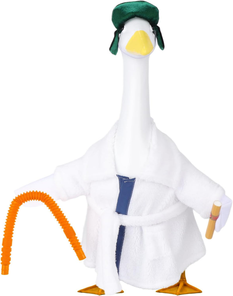 23 Inch Porch Goose Christmas Outfits For Garden Patio Vacation Decor