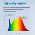 2-Tube Full Spectrum LED Bird Cage Light, Adjustable Brightness 3/9/12H Timer Fixture,Flexible Clamp Bird Lighting,Natur